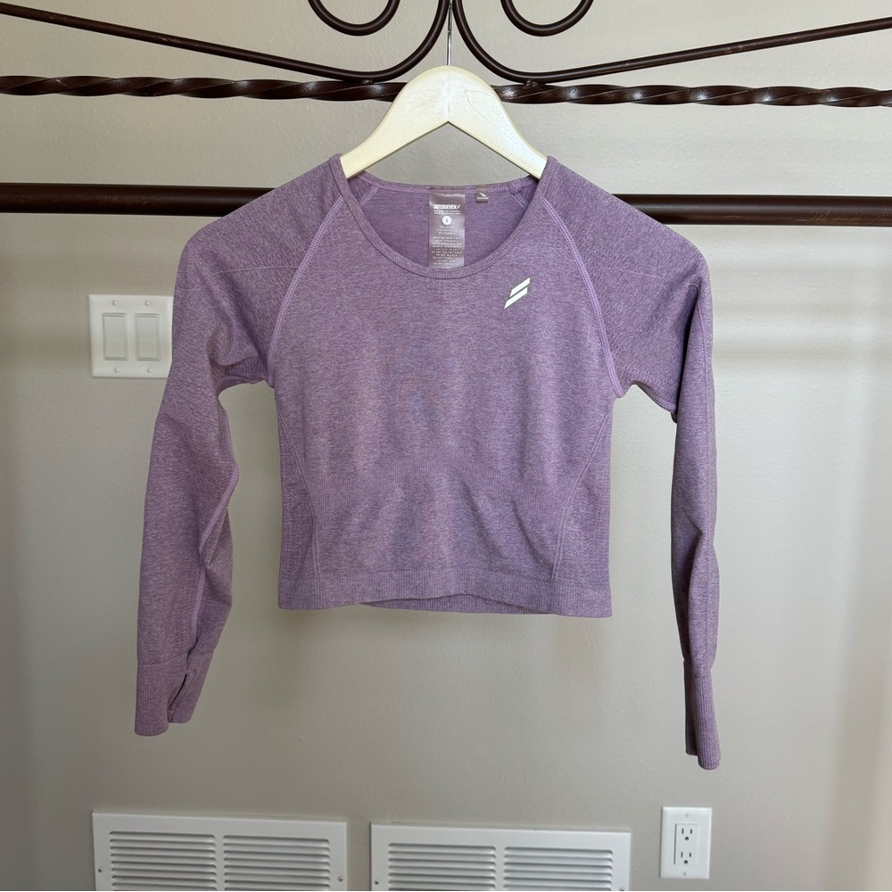 Doyoueven Purple Long Sleeve Top